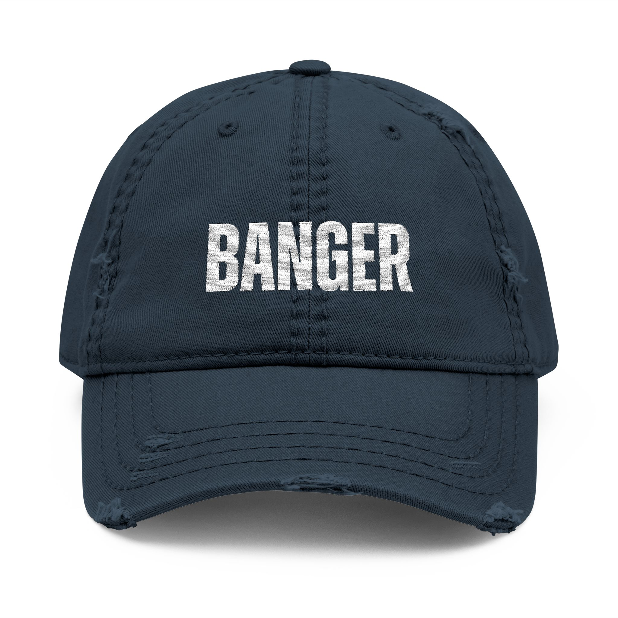 Banger - Distressed Vintage Embroidered Hat For Pickleball 3 Banger - Distressed Vintage Embroidered Hat For Pickleball - Image 2