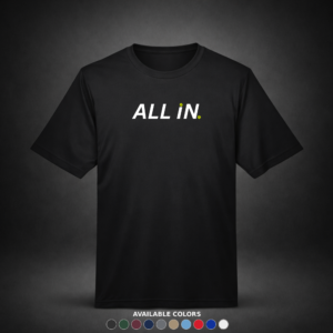 All In – Moisture Wicking Unisex Pickleball Shirt