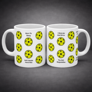 Pickleball Coffee Quote Mug