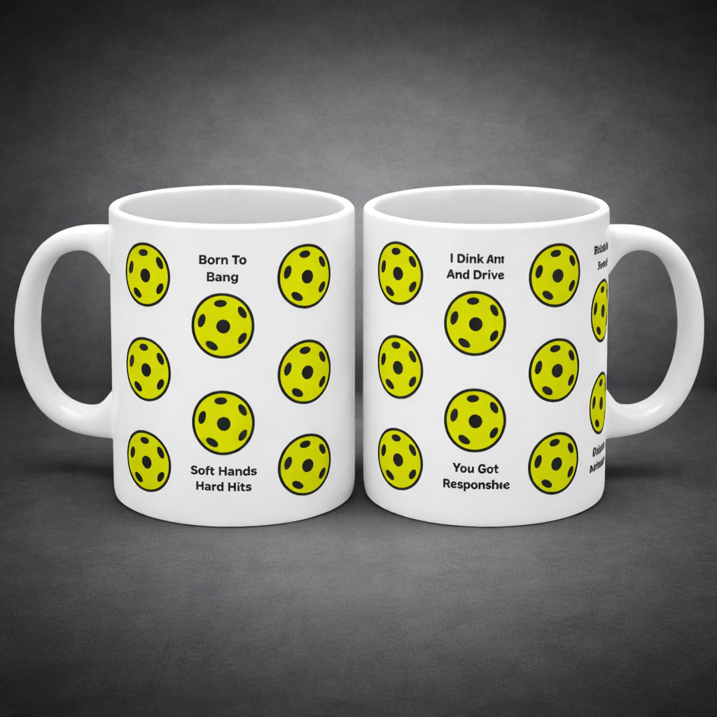 Pickleball Coffee Quote Mug 2 Cup Sayings Final