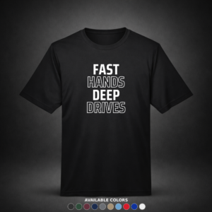 Fast Hands Deep Drives – Moisture Wicking Unisex Pickleball Shirt