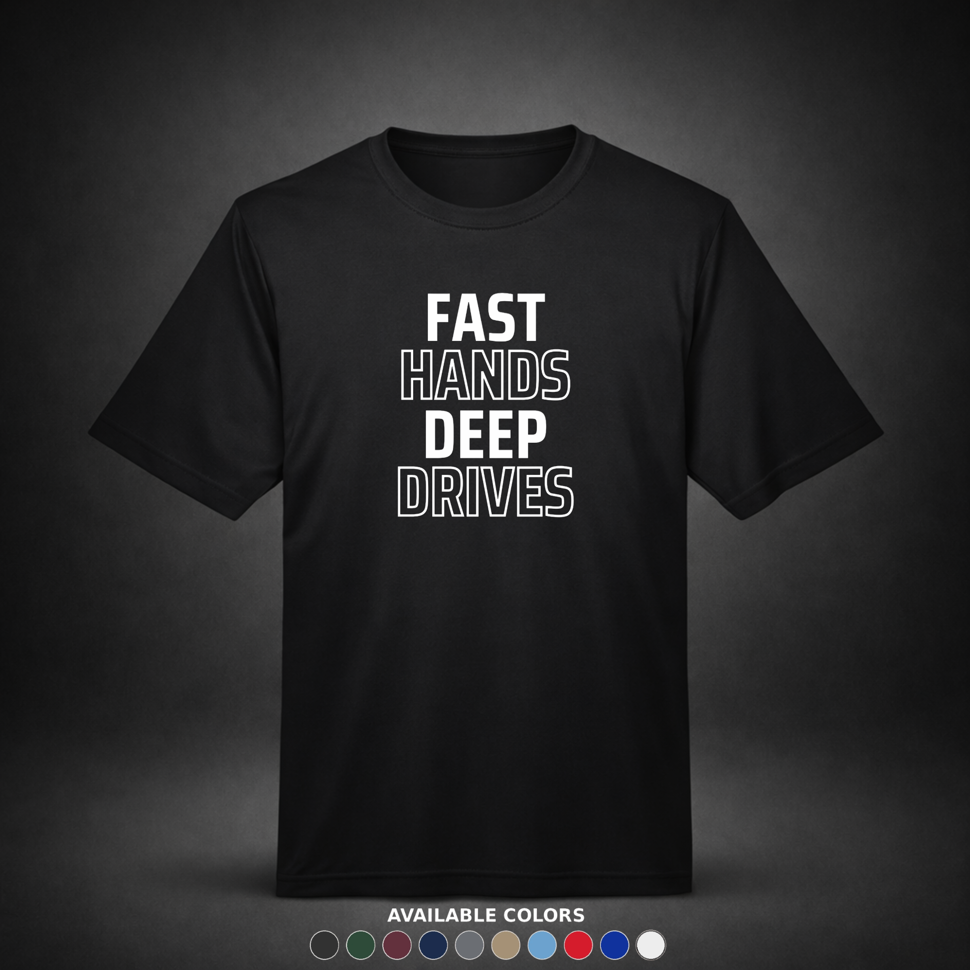 Fast Hands Deep Drives - Moisture Wicking Unisex Pickleball Shirt 2 Fast Hands Deep Drives Final